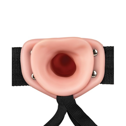 Vibrating Hollow Strap-On for Enhanced Pleasure