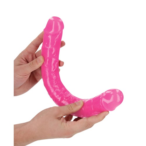 Doble Dildo RealRock de 15 Pulgadas que Brilla en la Oscuridad