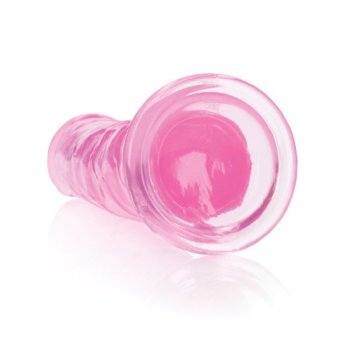 Dildo Cristalino Rosa de 10 Pulgadas Shots RealRock