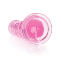 Dildo Cristalino Rosa de 10 Pulgadas Shots RealRock