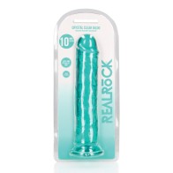 Shots RealRock 10" Dildo Turquoise