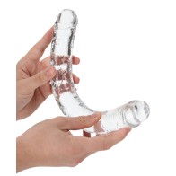 RealRock Crystal Clear 13 Inch Double Dildo