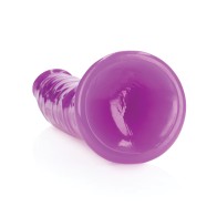 Dildo Slim de 10 Pulgadas Brilla en la Oscuridad Shots RealRock