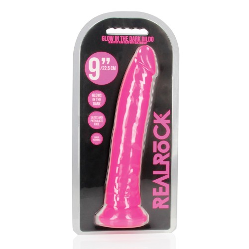 Glow in the Dark Slim Dildo - Shots RealRock