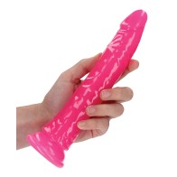 Glow in the Dark Slim Dildo - Shots RealRock