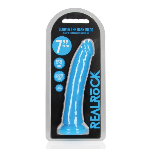 Shots RealRock Slim Glow in the Dark Dildo