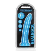 Shots RealRock Slim Glow in the Dark Dildo