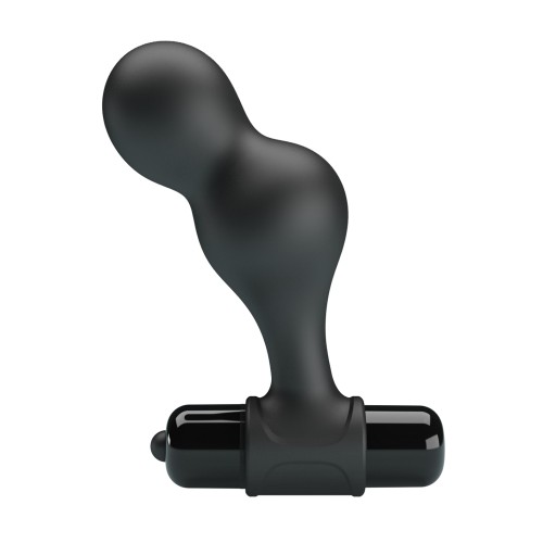 Mr Play Silicone Anal Vibro Plug Black