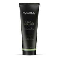 Crema de Masaje Sensual Wicked Salvia Sal Marina 4 oz