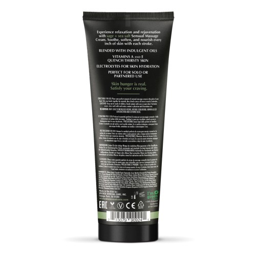 Crema de Masaje Sensual Wicked Salvia Sal Marina 4 oz