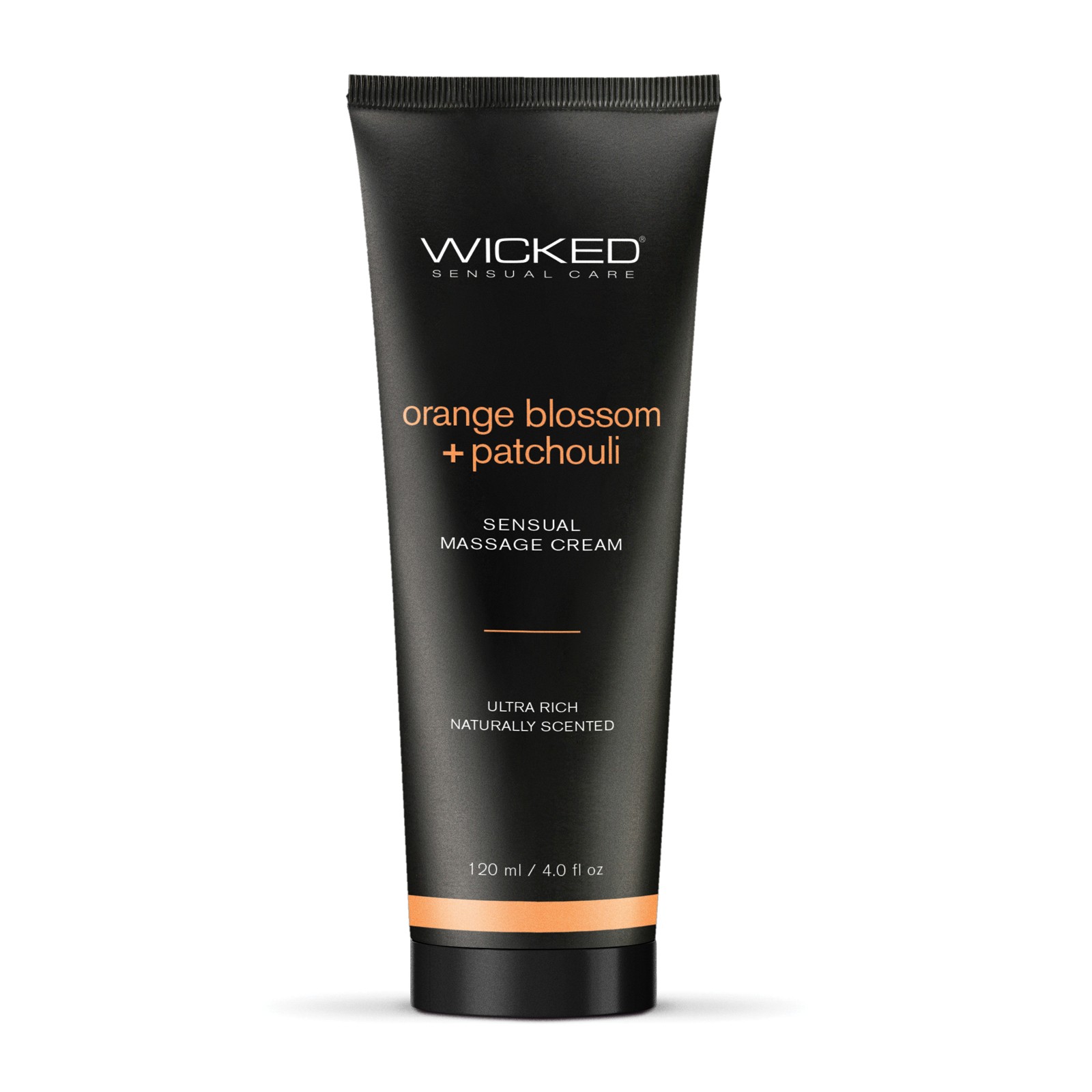 Wicked Sensual Care Orange Blossom and Patchouli Massage Cream 4 oz