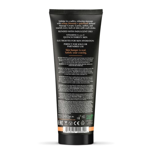 Wicked Sensual Care Orange Blossom and Patchouli Massage Cream 4 oz