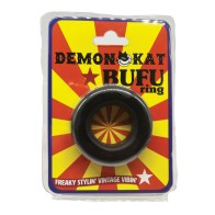 Demon Kat BuFu Ring Black - Pleasure Enhancer