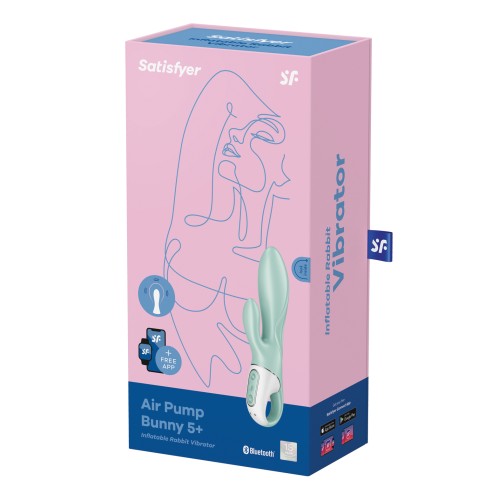 Satisfyer Air Pump Bunny 5+ - Mint