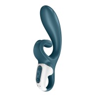 Satisfyer Hug Me Azul Grisáceo - Dispositivo de Estimulación Dual