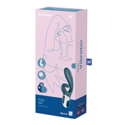 Satisfyer Hug Me Azul Grisáceo - Dispositivo de Estimulación Dual