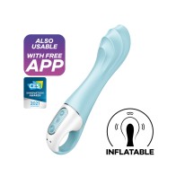 Satisfyer Air Pump Vibrator 5+ - Blue