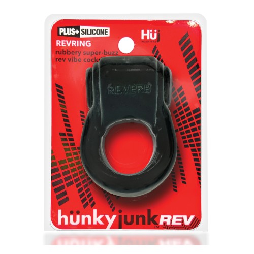 Anillo Cock Hunkyjunk Revring con Vibrador - Tar Rojo