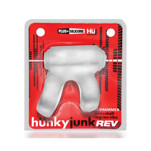 Anillo Vibrador Hunkyjunk Revhammer Claro Hielo