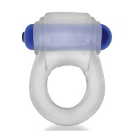 Hunkyjunk Revring Cock Ring with Vibe Clear Blue