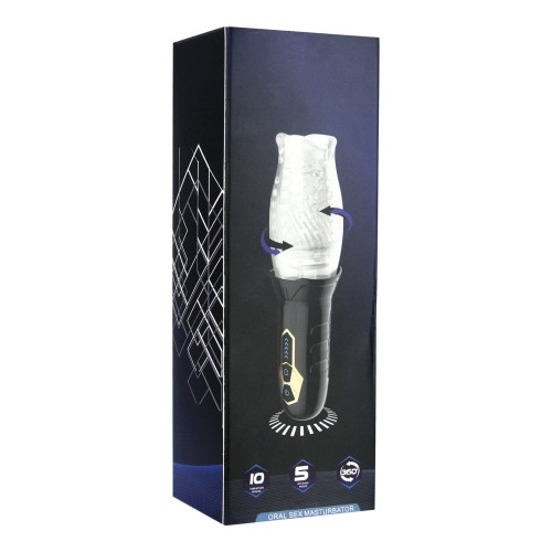 Simulador de Sexo Oral Cyclone Negro