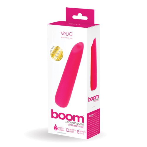 VeDO Boom Rechargeable Ultra Powerful Vibe - Pink