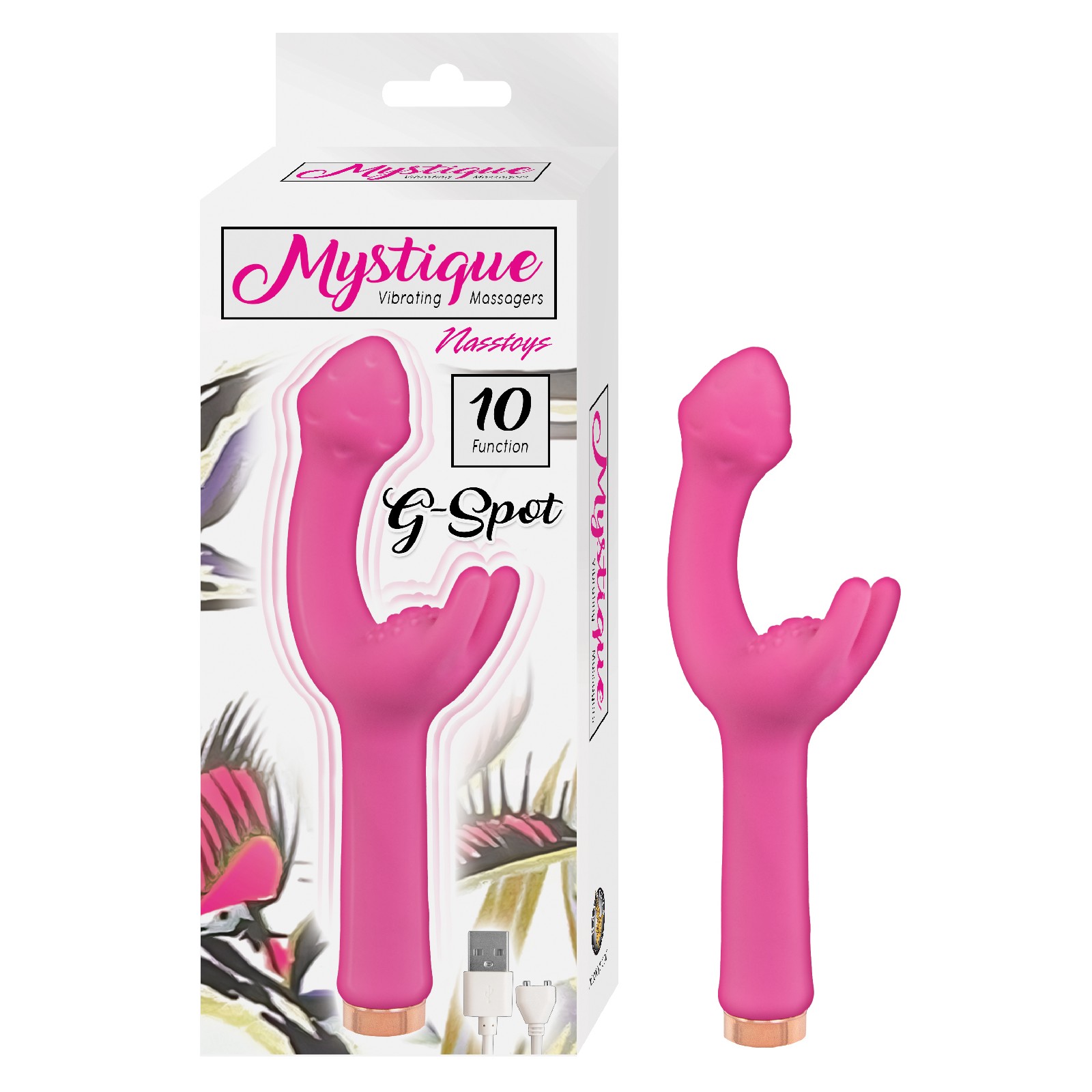 Mystique Vibrating G Spot Massager Pink