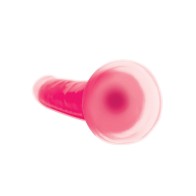 Dildo Curve Toys Lollicock que Brilla en la Oscuridad