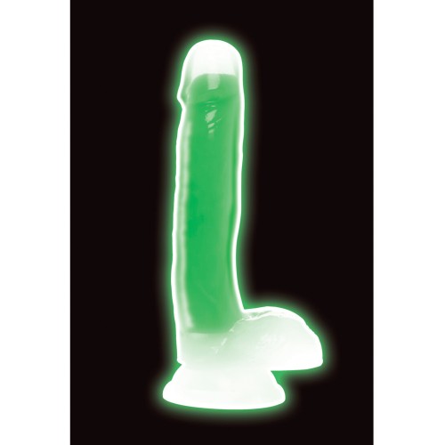 Dildo de Silicona que Brilla en la Oscuridad de Curve Toys