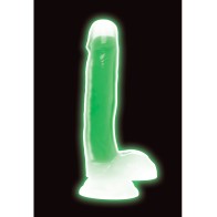 Curve Toys Glow In The Dark Silicone Dildo