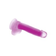 Dildo Lollicock 7" que Brilla en la Oscuridad de Curva Toys