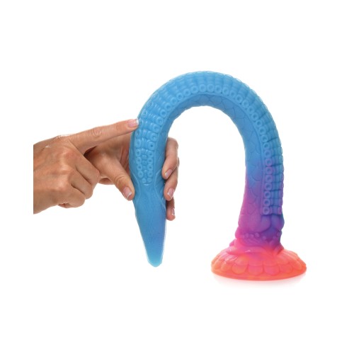 Dildo de Silicona Makara de Creature Cocks - Brilla en la Oscuridad