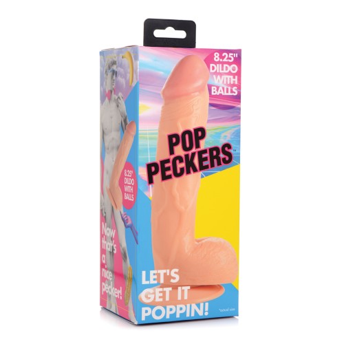 Pop Peckers Dildo with Balls