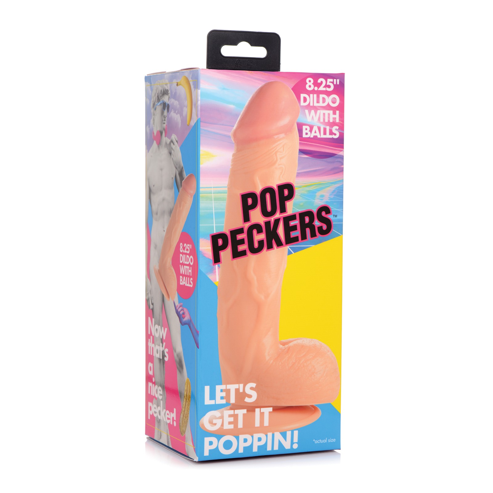 Pop Peckers Dildo with Balls