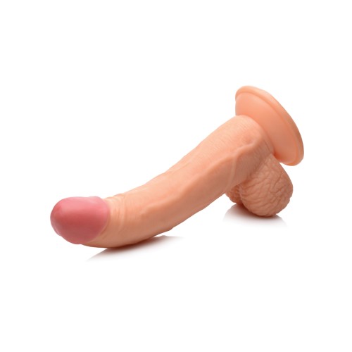 Pop Peckers 7.5" Dildo with Balls - Light