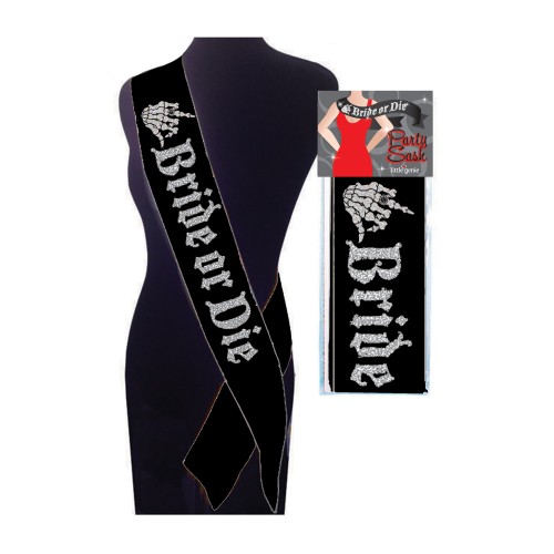 Sash Bride or Die para Tu Celebración