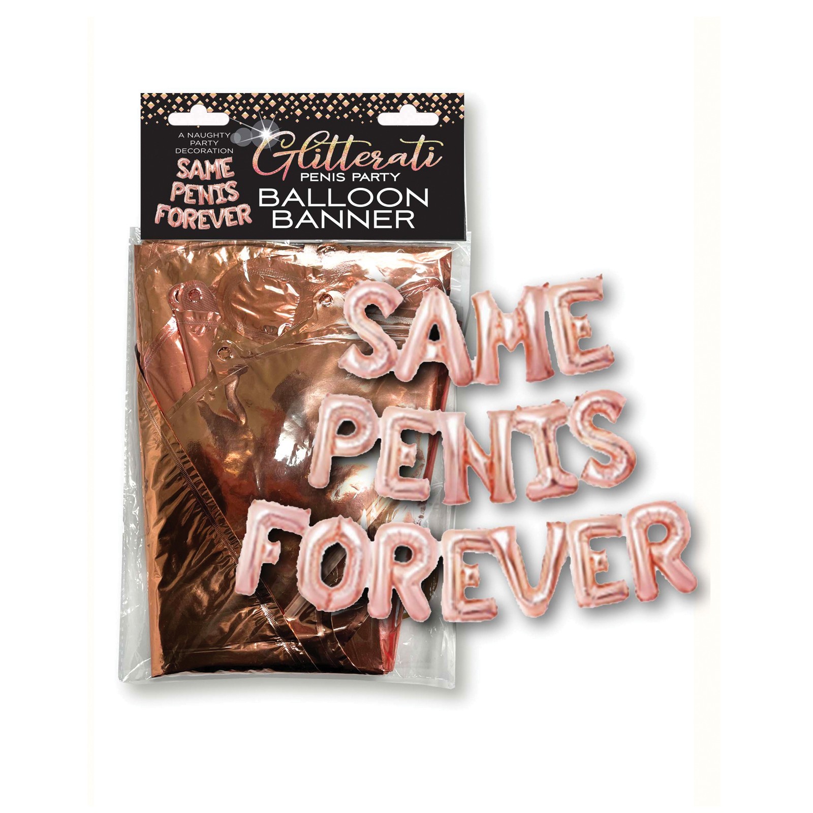 Banner de Globos Same Penis Forever Glitterati