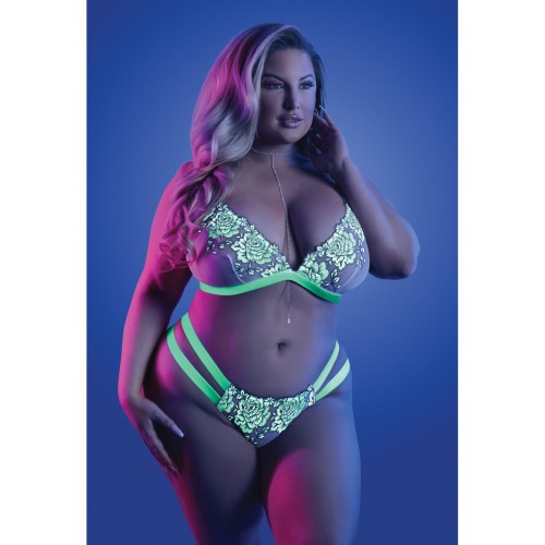 Conjunto Brassiere Glow Panty Cage