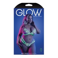 Conjunto Brassiere Glow Panty Cage