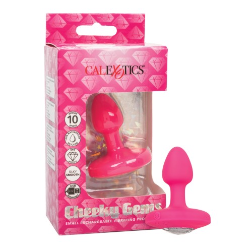 Cheeky Gems Small Rechargeable Vibrating Probe Pink