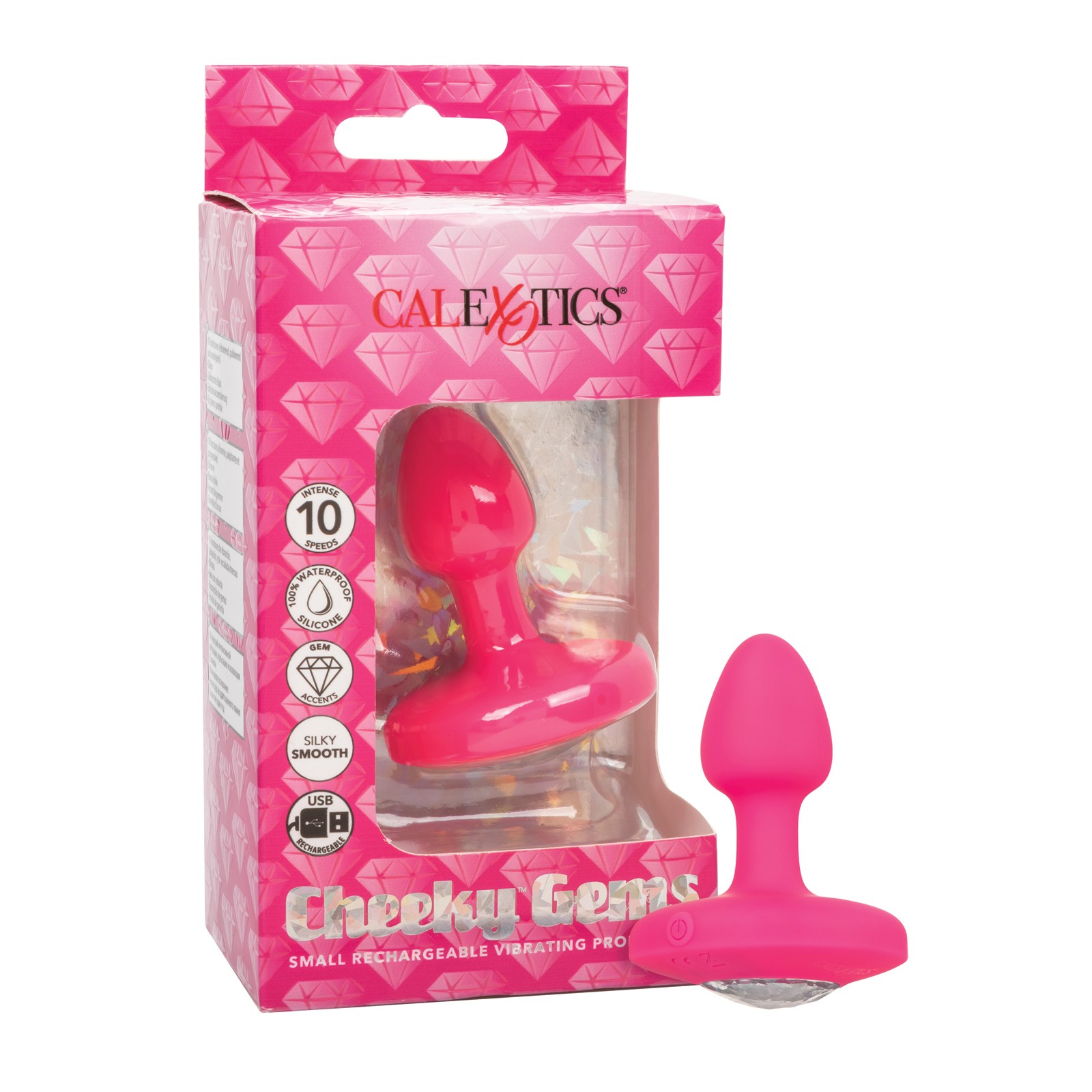 Cheeky Gems Pequeño Probe Vibrador Recargable Rosa