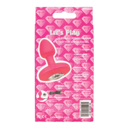 Cheeky Gems Pequeño Probe Vibrador Recargable Rosa