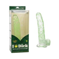 Dildo Glow In The Dark Leaf Dick de Naughty Bits