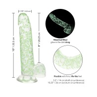 Dildo Glow In The Dark Leaf Dick de Naughty Bits