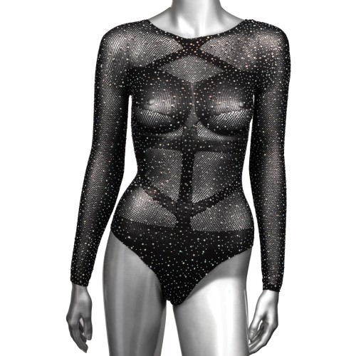 Body Suit Radiance Talla Grande Manga Larga - Negro