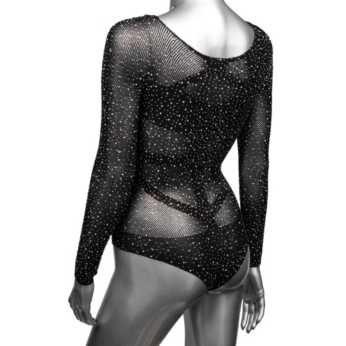 Body Suit Radiance Talla Grande Manga Larga - Negro