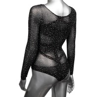 Body Suit Radiance Talla Grande Manga Larga - Negro