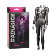 Radiance Crotchless Full Body Suit in Black