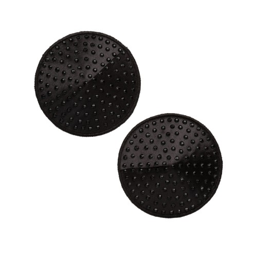 Radiance Round Black Pasties for Glamorous Looks