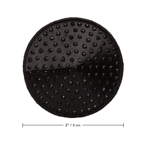 Radiance Round Black Pasties for Glamorous Looks